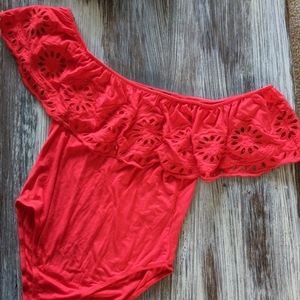 NWT F21 Off the Shoulder Body Suit